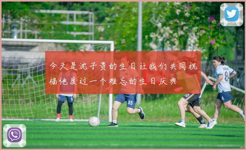 今天是沈子贵的生日让我们共同祝福他度过一个难忘的生日庆典